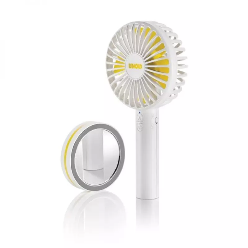 Unold Breezy 86610 handventilator, wit/geel
