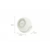 Unold Breezy Bowl 86670 compacte persoonlijke ventilator, crème
