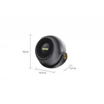 Unold Breezy Bowl 86675 compacte persoonlijke ventilator, zwart