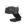 Conceptronic AMDIS 2K Super HD autofocus-webcam met microfoon