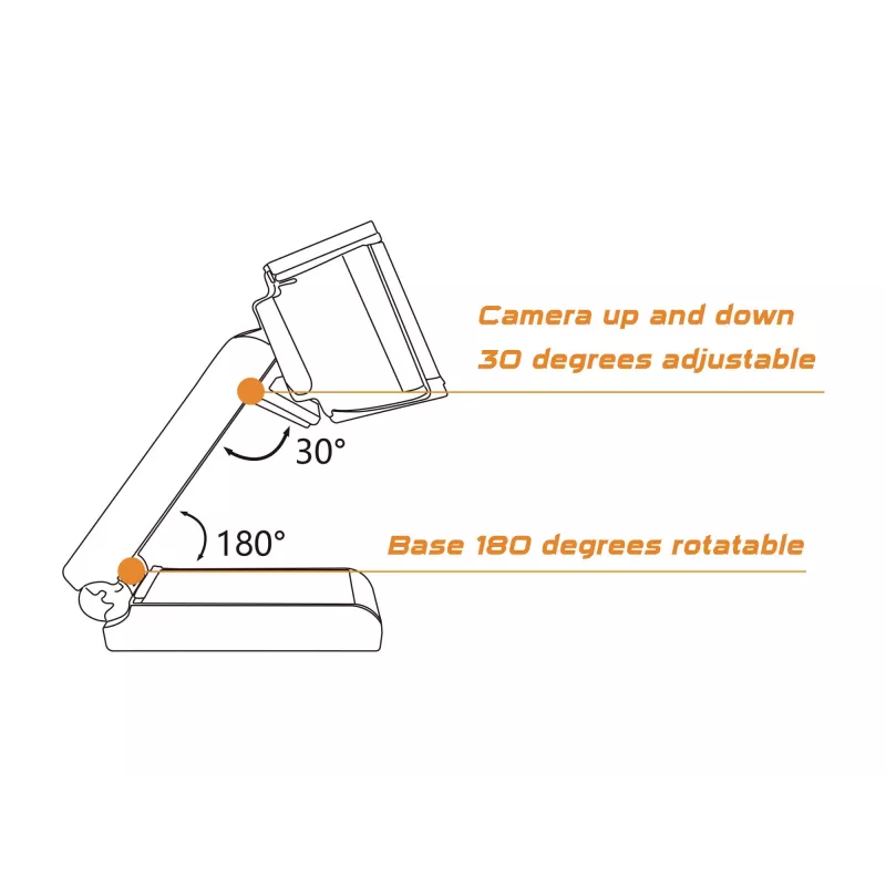 Conceptronic AMDIS 2K Super HD autofocus-webcam met microfoon