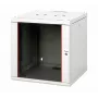 Wandmontierbare kast Equip Pro Mount 19 inch kast 12HE 600X600MM RAL7035 grijs