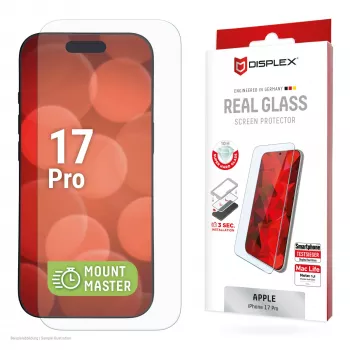Displex displayschermfolie (10H) voor Apple iPhone 17 Pro, krasvast