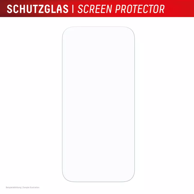 Tempered Glass Screen Protector e.v.i. Displex (10H) voor Apple iPhone 17 Pro Max — kras-, stoot- en vuilafstotend, 1 stuk