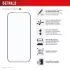Displayscherm e.v.i. Displex iPhone 17 Pro Premium met montagehulp – krasvast, transparant/zwart