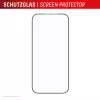 Displayscherm e.v.i. Displex iPhone 17 Pro Premium met montagehulp – krasvast, transparant/zwart