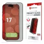 Displex privacy displayschermfolie (10H) voor Apple iPhone 17 — gehard glas, kijkhoekfilter, krasvast, stootvast