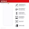 Beeldschermbescherming en hoes e.v.i. Displex voor Apple iPhone 17, gehard glas, transparant, droge toepassing, krasvast