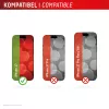 Beeldschermbescherming en hoes e.v.i. Displex voor Apple iPhone 17, gehard glas, transparant, droge toepassing, krasvast