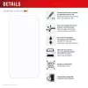 Beeldschermbeschermfolie en hoes e.v.i. Displex voor Apple iPhone 16e/17e, gehard glas, transparant, krasvast