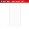 Beeldschermbeschermfolie en hoes e.v.i. Displex voor Apple iPhone 16e/17e, gehard glas, transparant, krasvast