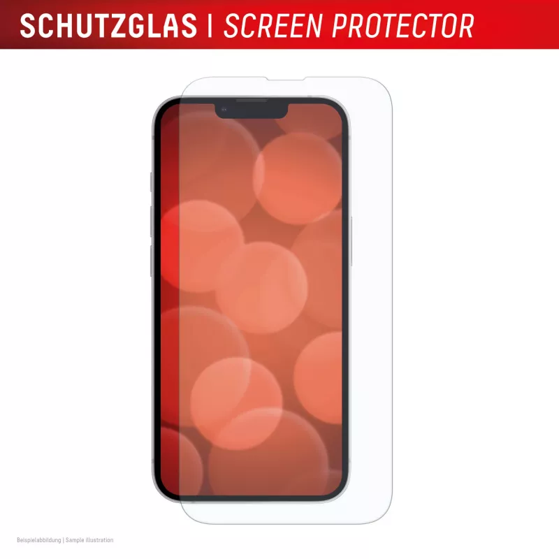 Displex (10H) gehardglas beschermfolie e.v.i. voor Apple iPhone 16e/17e — kras-, vuil- en stootvast, transparant