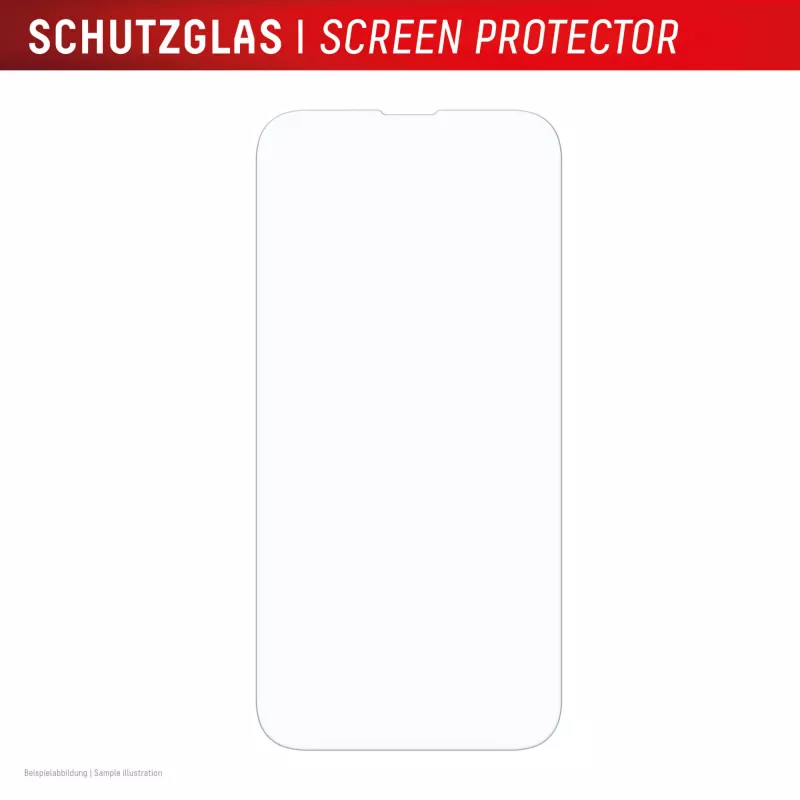 Displex (10H) gehardglas beschermfolie e.v.i. voor Apple iPhone 16e/17e — kras-, vuil- en stootvast, transparant