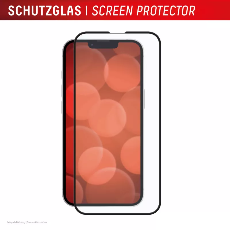 Displex Premium beschermglas van gehard glas (volledige afdekking, 10H) voor Apple iPhone 16e/17e