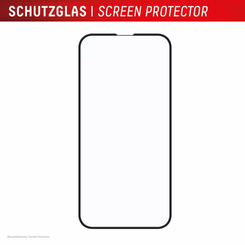 Displex Premium beschermglas van gehard glas (volledige afdekking, 10H) voor Apple iPhone 16e/17e