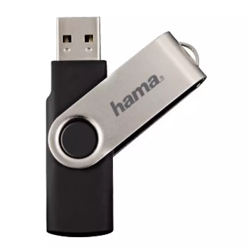 Hama Rotate USB 2.0 32 GB USB-flashstation USB Type-A zwart