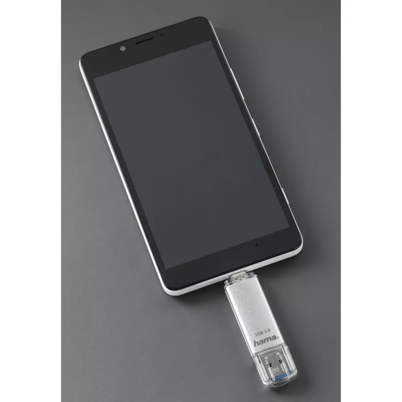 Hama C-Laeta USB-geheugenstick 64 GB USB Type-A / USB Type-C 3.2 Gen 1 (3.1 Gen 1) zilver
