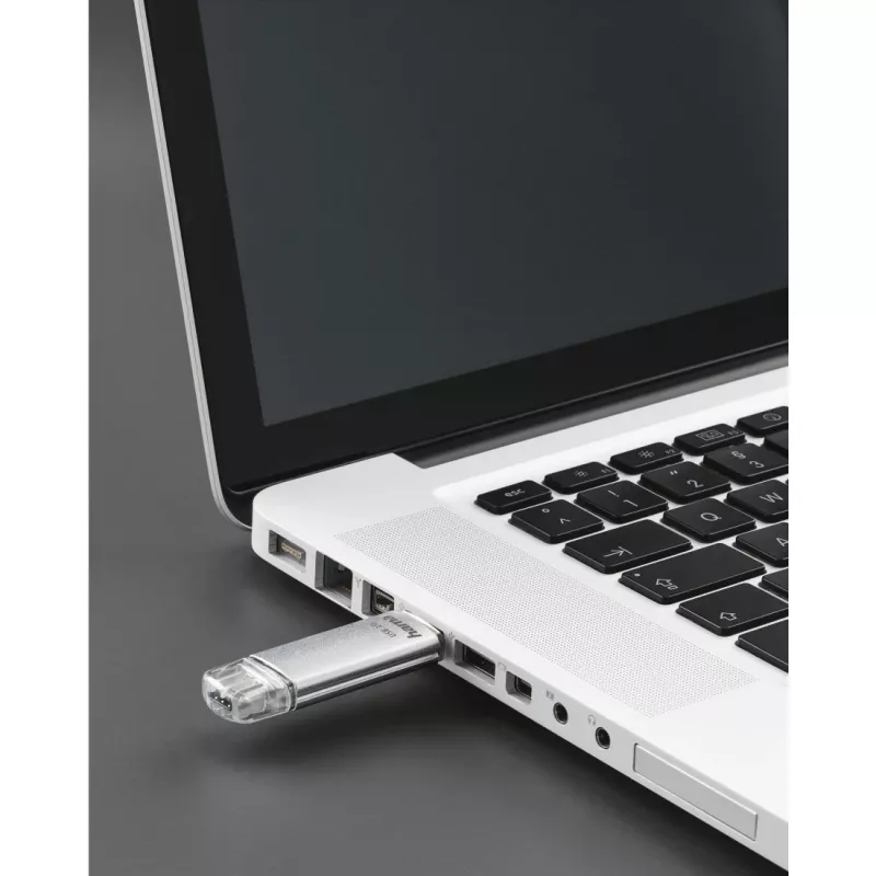 Hama C-Laeta USB-geheugenstick 64 GB USB Type-A / USB Type-C 3.2 Gen 1 (3.1 Gen 1) zilver