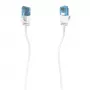 Hama Flexi-slank netwerkkabel wit 0,75 m Cat6a U/UTP (UTP)