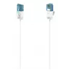 Hama Flexi-slank netwerkkabel wit 0,75 m Cat6a U/UTP (UTP)
