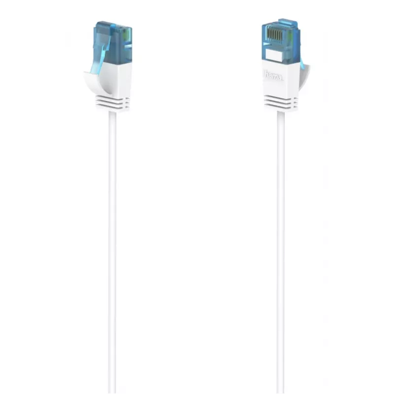 Hama Flexi-slank netwerkkabel wit 0,75 m Cat6a U/UTP (UTP)