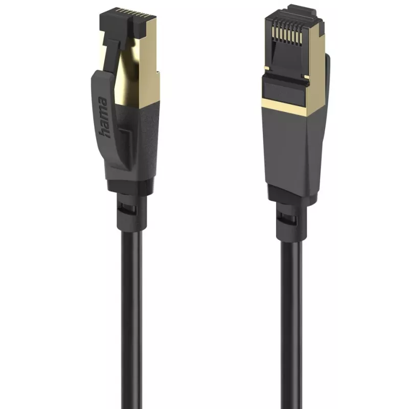 Hama 00202002 netwerkkabel zwart 3 m Cat8 S/FTP (S-STP)