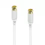 Hama 00202020 coaxkabel 3 m F-type wit