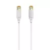 Hama 00202020 coaxkabel 3 m F-type wit