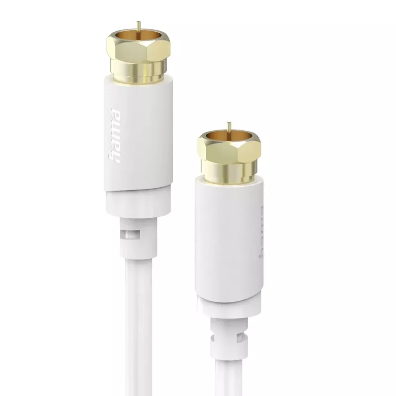 Hama 00202020 coaxkabel 3 m F-type wit
