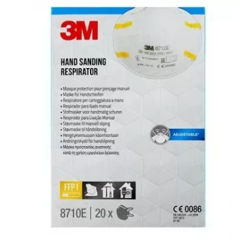 3M 8710PRO20 stofmasker 20 stuks cup FFP1