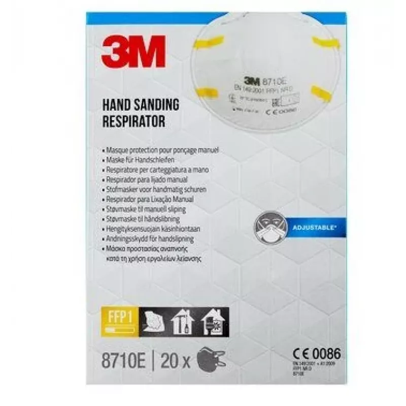 3M 8710PRO20 stofmasker 20 stuks cup FFP1
