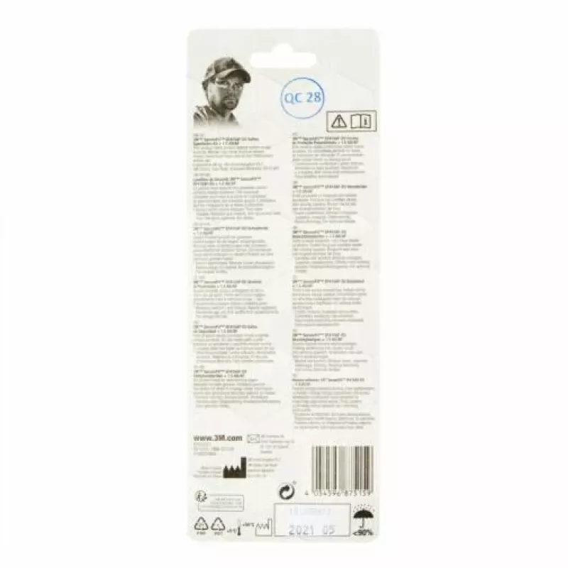 3M SF415C1 veiligheidsbril polycarbonaat (PC) zwart, geel