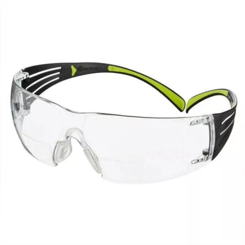 3M SF425C1 veiligheidsbril kunststof zwart, groen