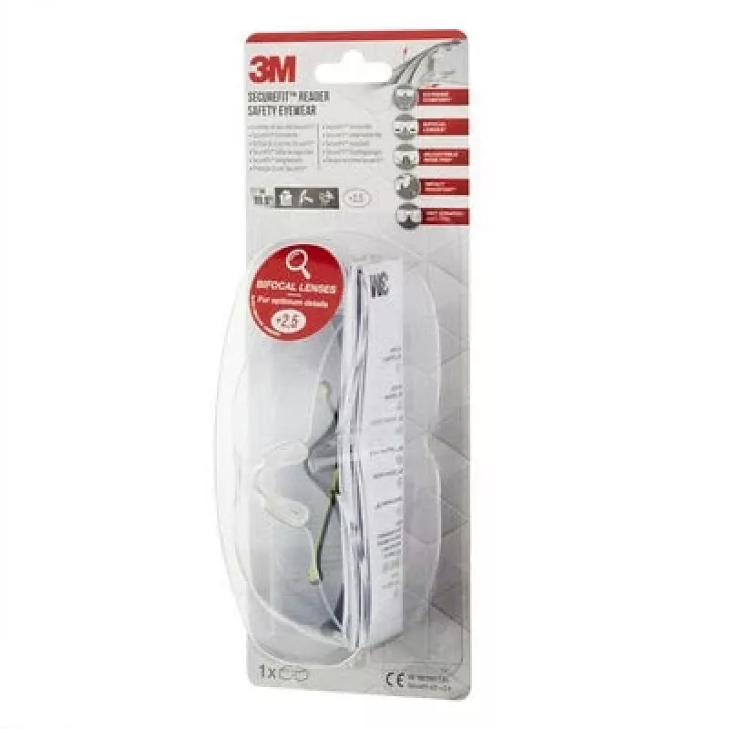 3M SF425C1 veiligheidsbril kunststof zwart, groen