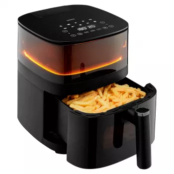 MEDION LIFE X10 XL Single 5 L 1500 W heteluchtfriteuse zwart