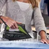 Rowenta DW6330 Eco Intelligence Dry & Steam strijkijzer Microsteam 400 HD zoolplaat 2500 W zwart, groen