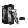 Braun Series 9 9325s elektrische scheerapparaat van de nieuwste generatie, laadstation, stoffen etui, grafiet
