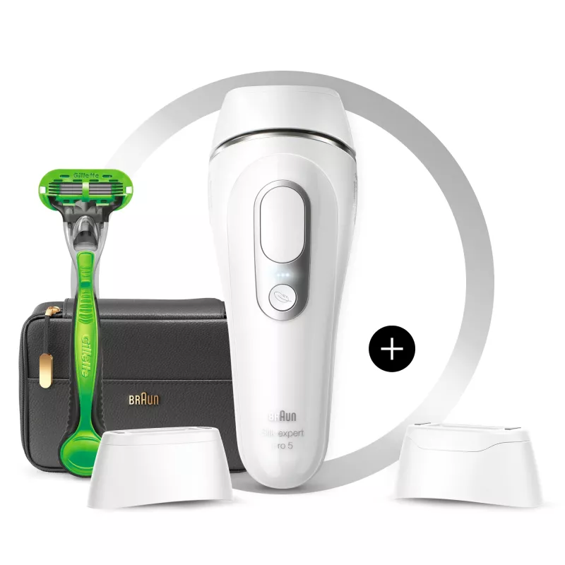 Braun Silk-expert Pro Silk·expert Pro 5 PL5145 intense pulsed light (IPL) zilver, wit