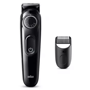 Braun BeardTrimmer 3 Beard Trm 3 BT3400, wasbaar, batterij, zwart