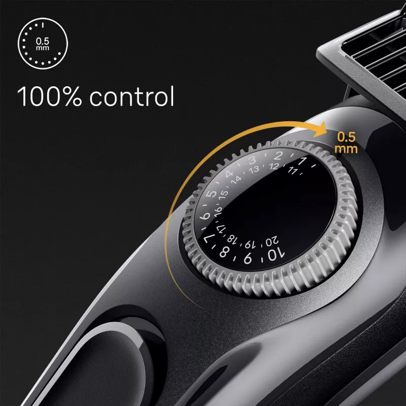 Braun BeardTrimmer 3 Beard Trm 3 BT3400, wasbaar, batterij, zwart