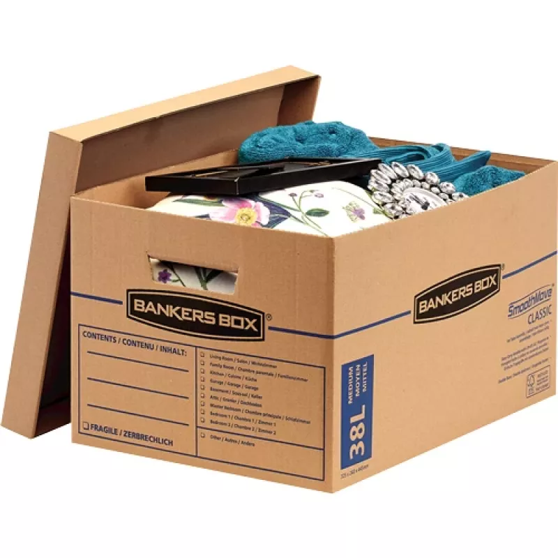 Fellowes 6203801 opbergbox rechthoekig karton naturel