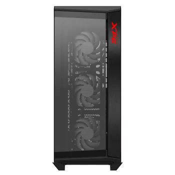 XPG BATTLECRUISER II ST mid-tower zwart, midi tower, pc, zwart, ATX, EATX, micro ATX, Mini-ITX, roestvrij staal, gaming