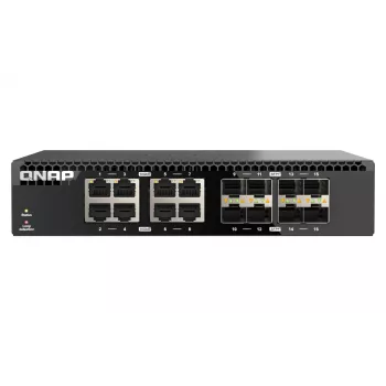 QNAP QSW-3216R-8S8T netwerkswitch unmanaged L2 10G Ethernet (100/1000/10000) zwart