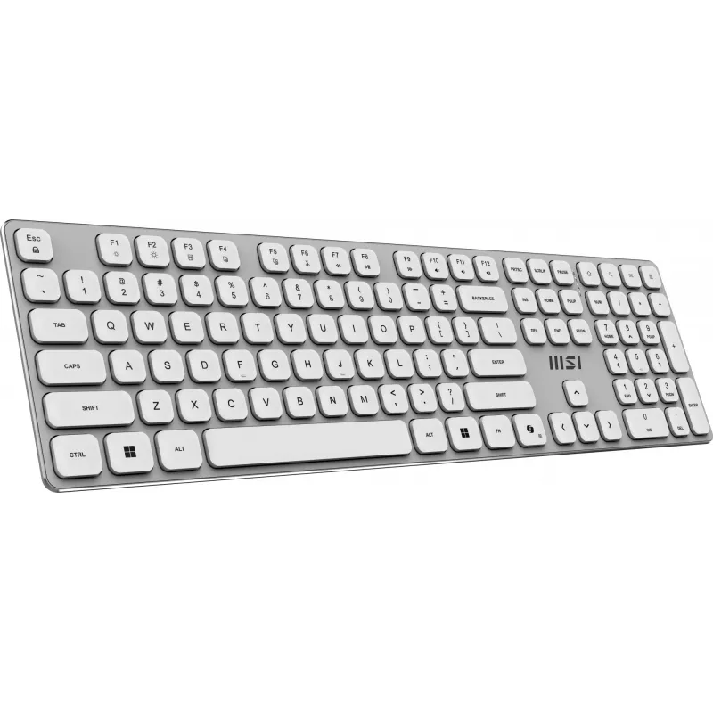 MSI FORGE K210 W COMBO WHITE US toetsenbord muis inclusief Home/Office USB QWERTY US English