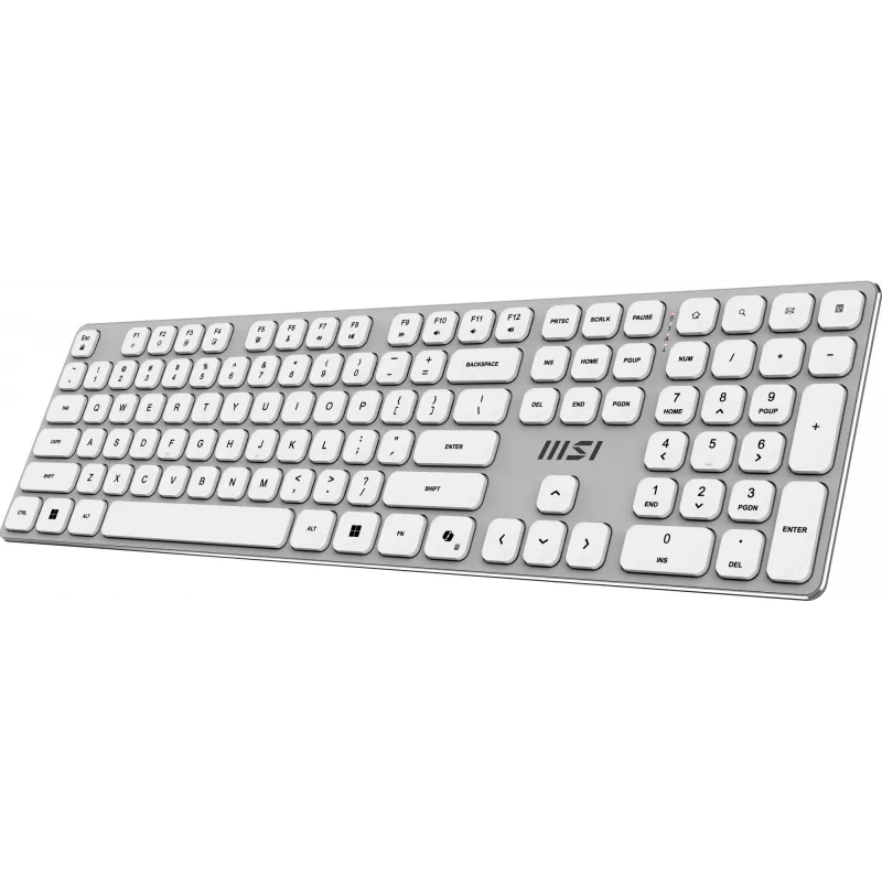 MSI FORGE K210 W COMBO WHITE US toetsenbord muis inclusief Home/Office USB QWERTY US English