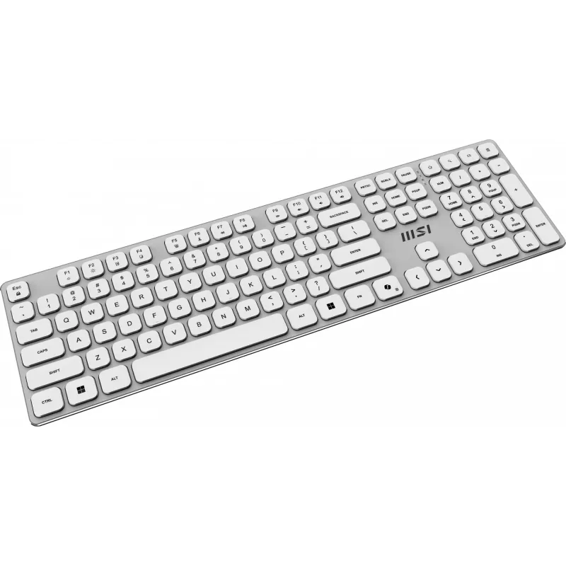 MSI FORGE K210 W COMBO WHITE US toetsenbord muis inclusief Home/Office USB QWERTY US English