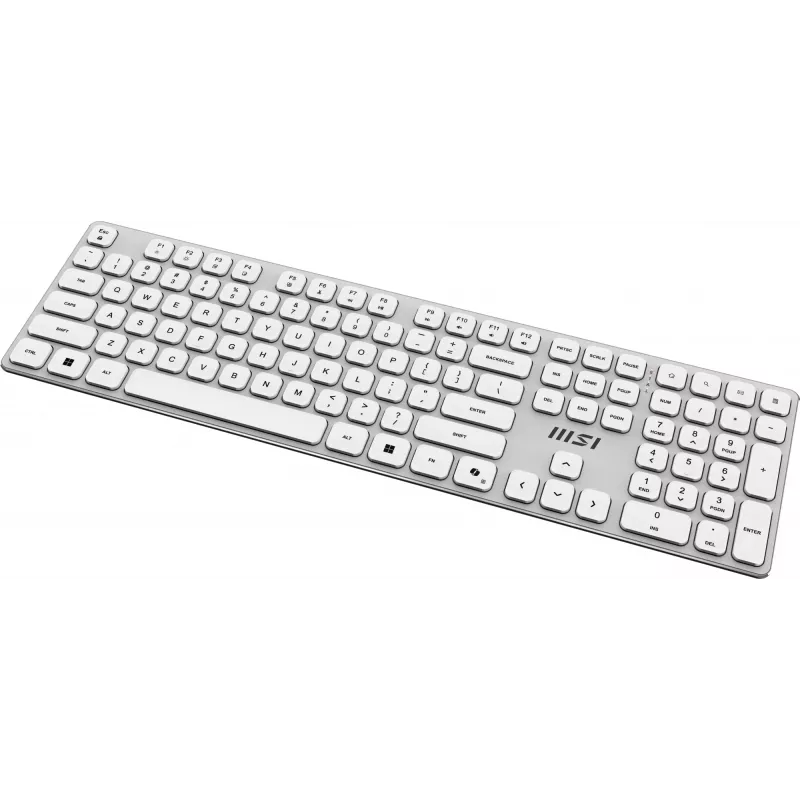MSI FORGE K210 W COMBO WHITE US toetsenbord muis inclusief Home/Office USB QWERTY US English