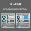 Cougar CFV235 Vision midi tower pc-behuizing, ARGB, 9,16 inch LCD (1920×462), gehard glas, zwart