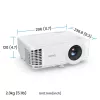 BenQ TH575i standard-throw-projector 3800 ANSI lumen DLP 1080p (1920x1080) 3D wit