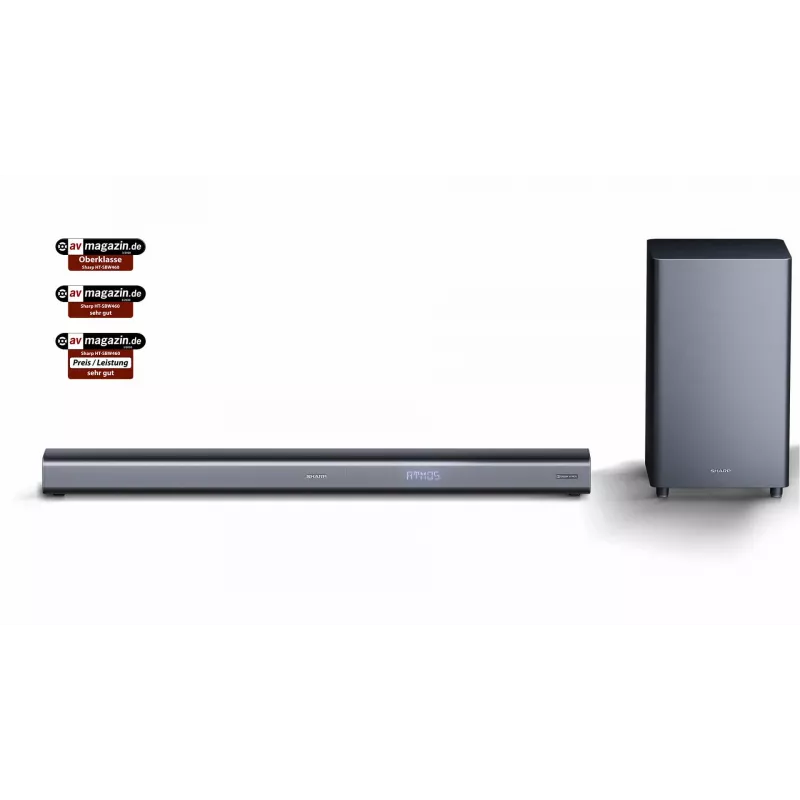 Sharp HT-SBW460 soundbar-luidspreker metallic 3.1 kanalen 440 W